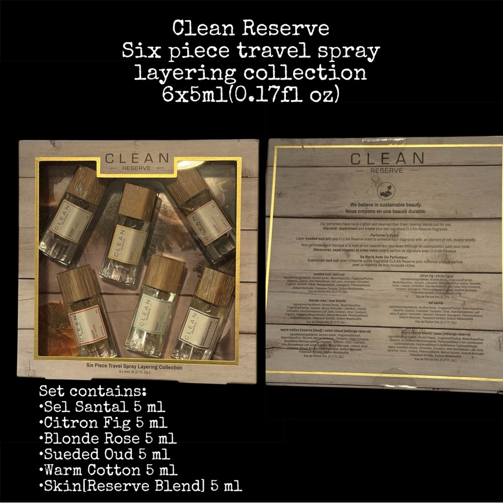 Clean Reserve Travel Spray Set